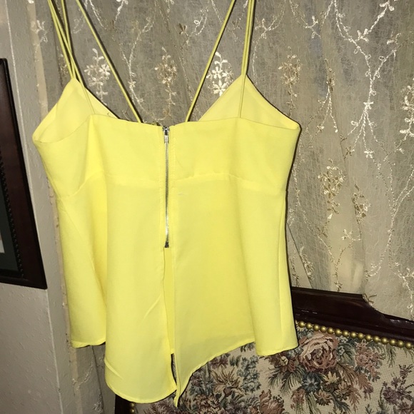 Yellow double strap top - Picture 2 of 5